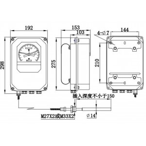变压器油面温控器 型号:WZX/BWY-804A(TH)库号：M414996