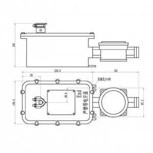 风阀执行器BT6/风量调节阀用执行器 型号:B-DF40M-24库号：M24689