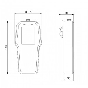 温湿度检/测仪 型号:DF19-HHT-WS-PVC库号:M203006 温湿度检/测仪 型号:DF19-HHT-WS-PVC库号:M203006