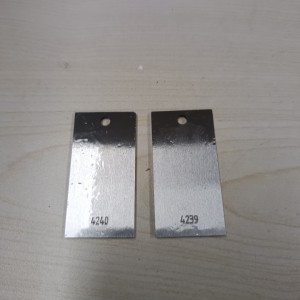 PTFE腐/蚀试片 型号:GY766-50×25×2mm库号：M281900 