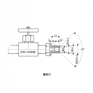 汽化式低温液氧取样器/低温液体取样器 型号:JN3024-LAR库号：M415370 