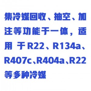 冷媒回收、抽空、+注一体机/空调冷媒体充放装置 型号:M409270库号：M409270