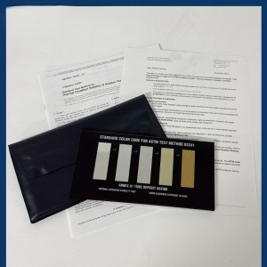 银片腐/蚀比色板ASTM D3241 型号:M608-ASTM-Y库号：M411843