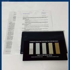 银片腐/蚀比色板ASTM D3241 型号:M608-ASTM-Y库号：M411843