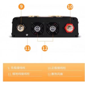 nfa纽福克斯纯*正弦波12V转220V功率逆变器 型号:SX97-7551N库号：M55636