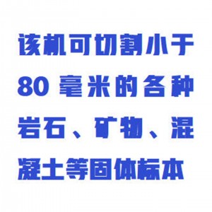 岩石切割机/切/片/机/岩石切/片/机型号:WZX/YSQP-300库号：M414582