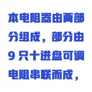 兆欧表标/准电阻器 型号:WZX/ZX79F库号：M415544