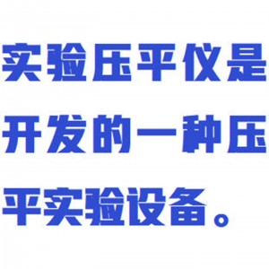 实验压平仪 型号:ZX-YB库号：M411703 