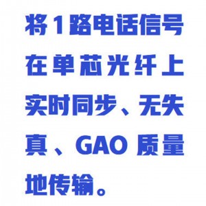 1路磁石电/话光端机/一路电/话光端机/数字光端机 型号:ZXGDJ-1L库号：M414516 